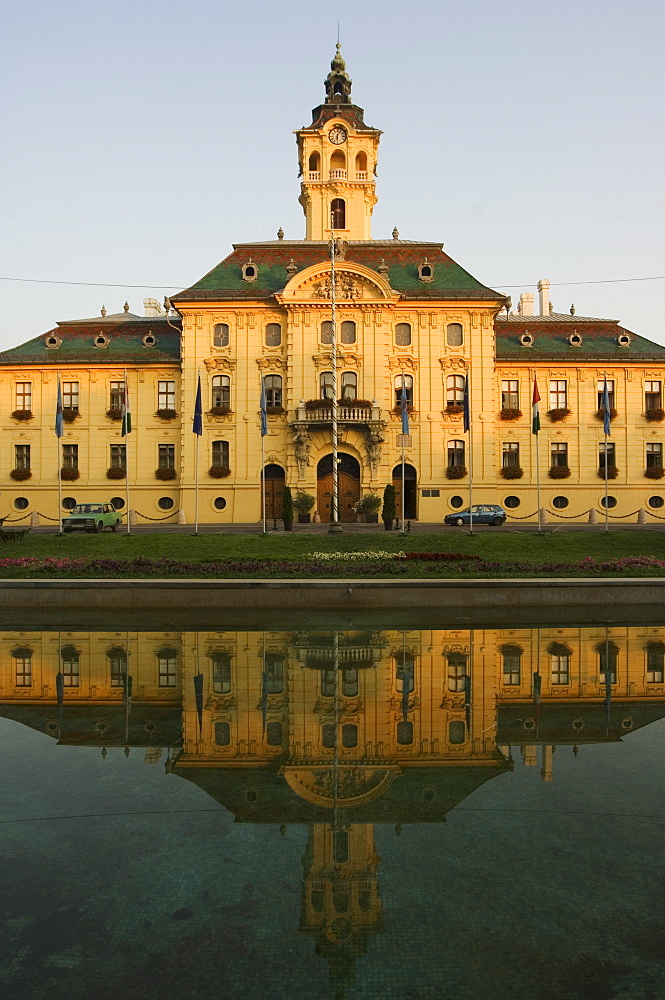 City Hall, dating from 1799, designed by Istvan Vedres and Janes Schwortz, Szeged, Hungary, Europe