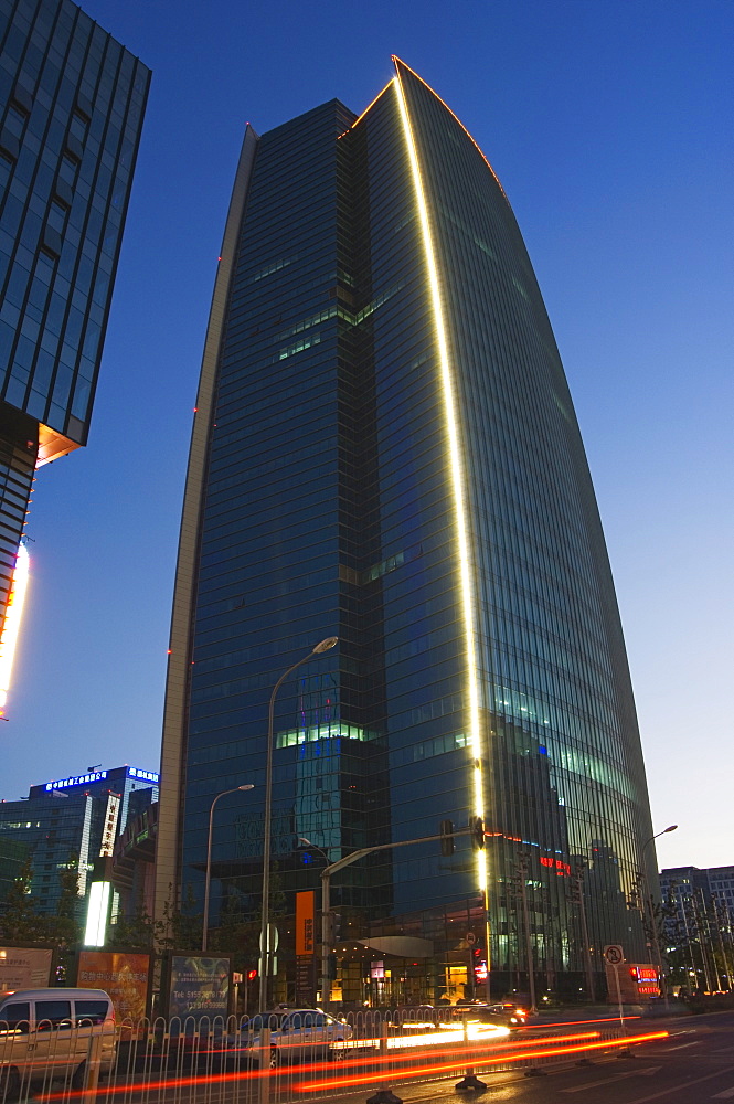 Modern architecture in Zhongcuan Plaza electronic town, Haidian district, Beijing, China, Asia