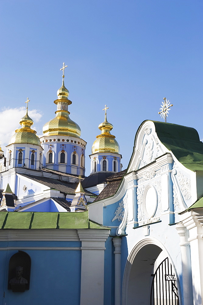 St. Michaels Gold Domed Monastery, 2001 copy of 1108 original, Kiev, Ukraine, Europe