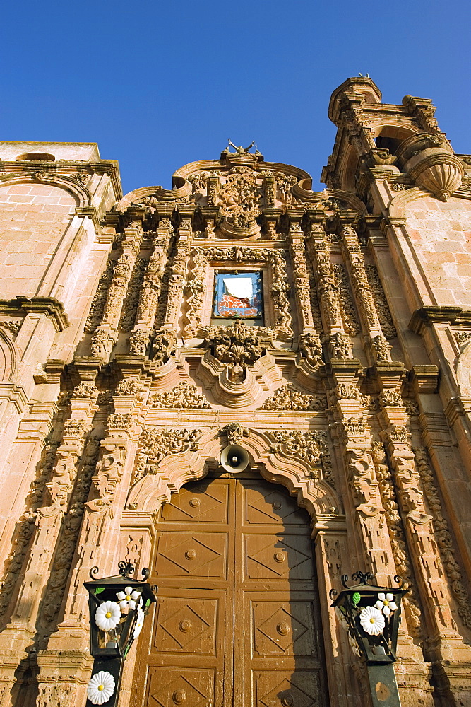 Templo de Pardo, dating from 1757, Guanajuato, UNESCO World Heritage Site, Guanajuato state, Mexico, North America