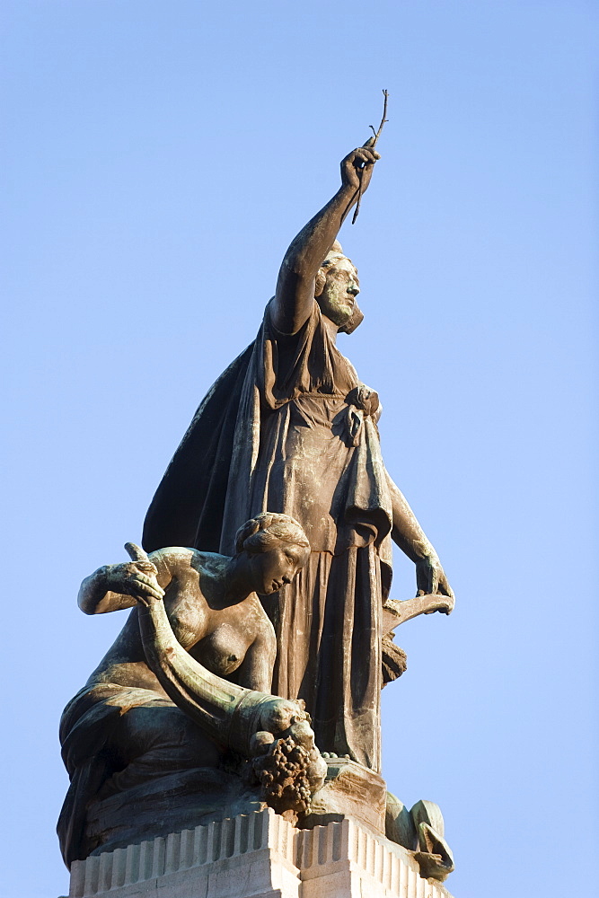 Monumento a los dos Congresos, at the National Congress Building, Plaza del Congreso, Buenos Aires, Argentina, South America