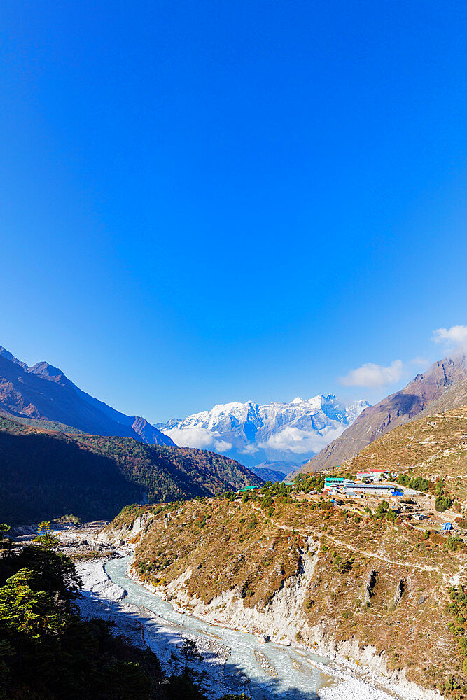 Village of Pangboche, 4000m, Sagarmatha National Park, UNESCO World Heritage Site, Khumbu Valley, Nepal, Himalayas, Asia