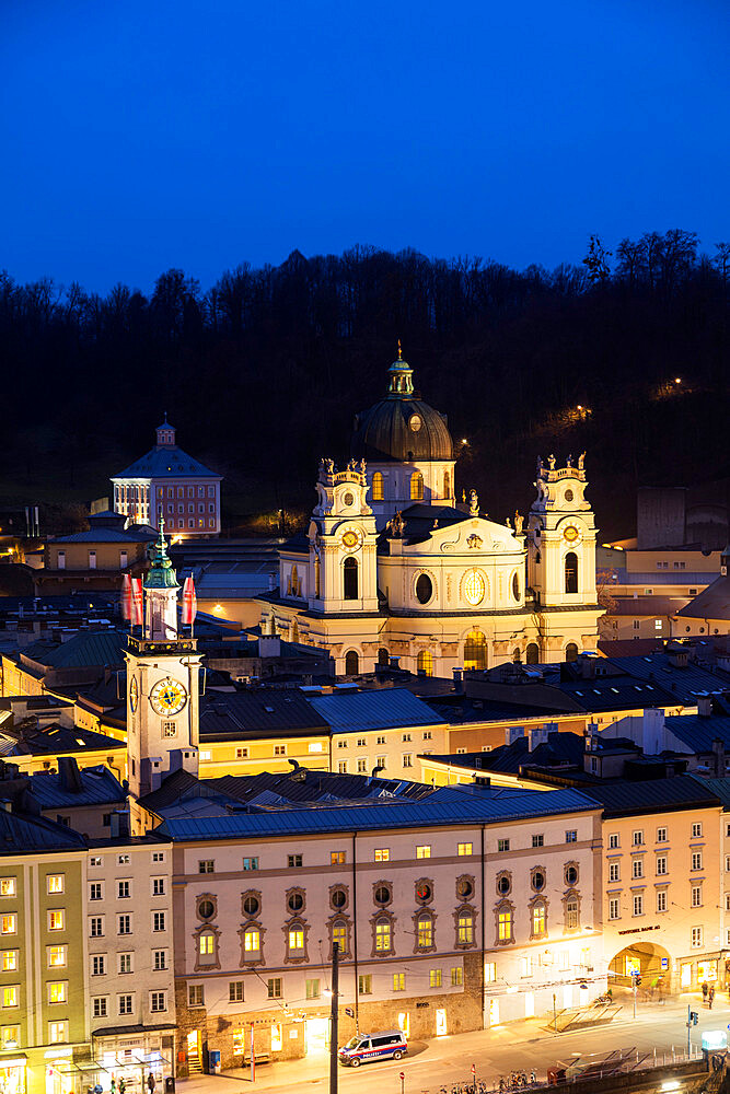 Old town church, Salzburg, Austria, Europe