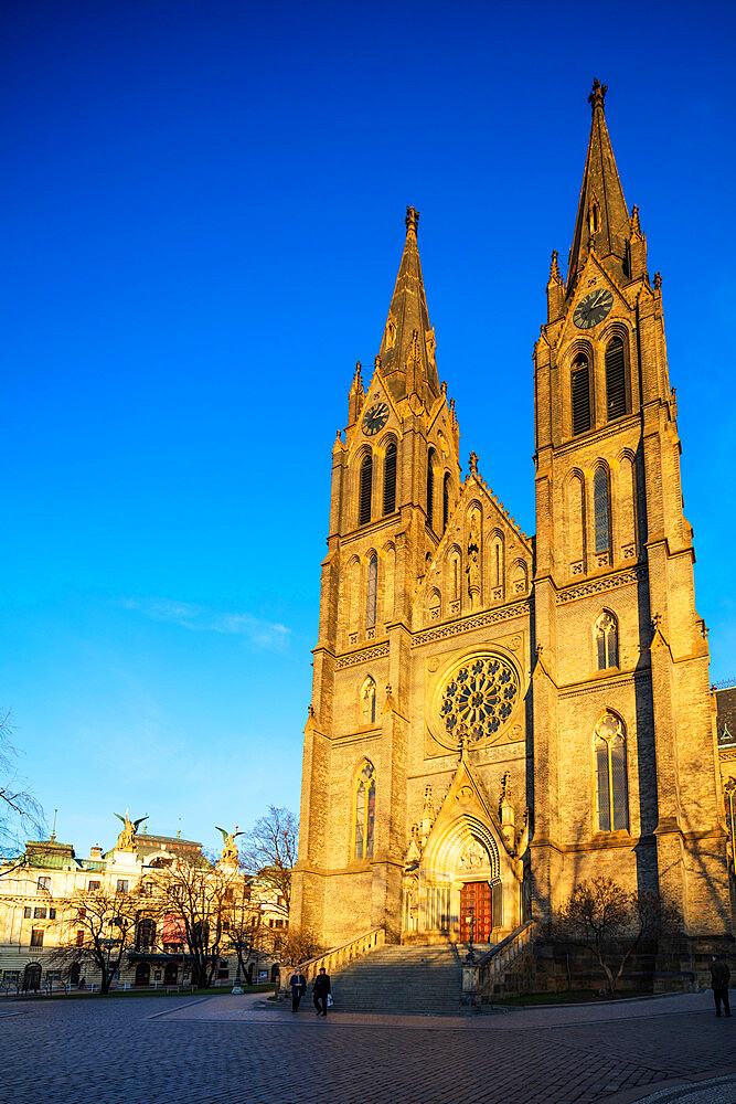 Church of Saint Ludmila, Prague, Czech Republic, Europe