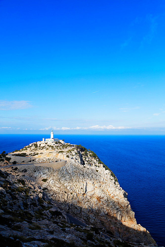 Cap Formentor lighthouse, Majorca, Balearic Islands, Spain, Mediterranean, Europe