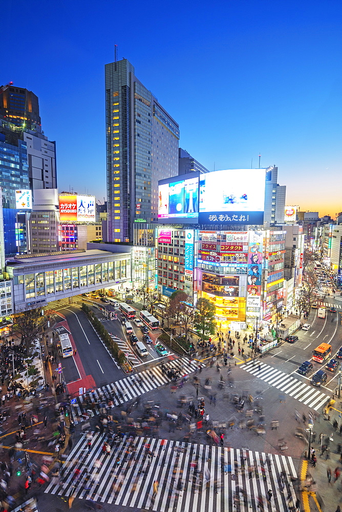 Shibuya crossing, Tokyo, Japan, Asia