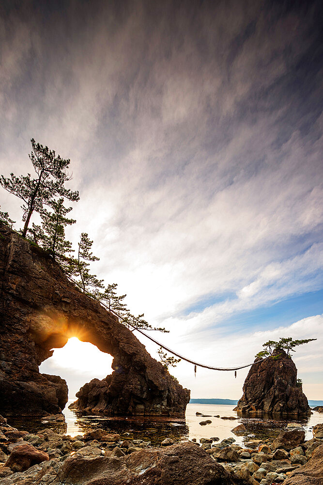 Coastal scenery, Kanazawa city, Ishikawa prefecture, Honshu, Japan, Asia