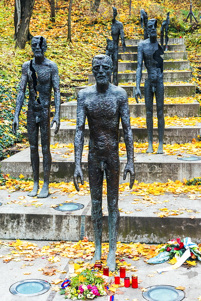 Monument to Victims of Communism between 1948 to 1989 (2002, Olbram Zoubek), Petrin Park, Mala Strana suburb, Prague, Czech Republic, Europe