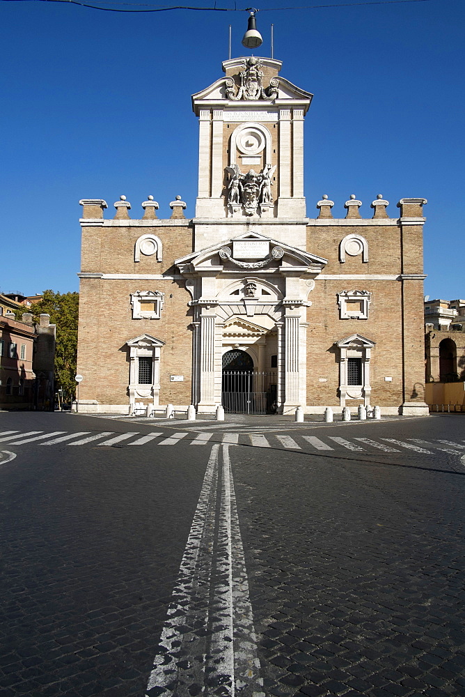 Michelangelo's Porta Pia City Gate, Rome, Lazio, Italy, Europe