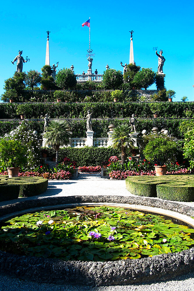 In the Borromeo's Garden, Isola Bella, Borromean Islands, Lago Maggiore, Piedmont, Italian Lakes, Italy, Europe