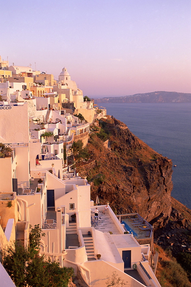 Fira, Santorini (Thira), Cyclades Islands, Aegean Sea, Greece, Europe