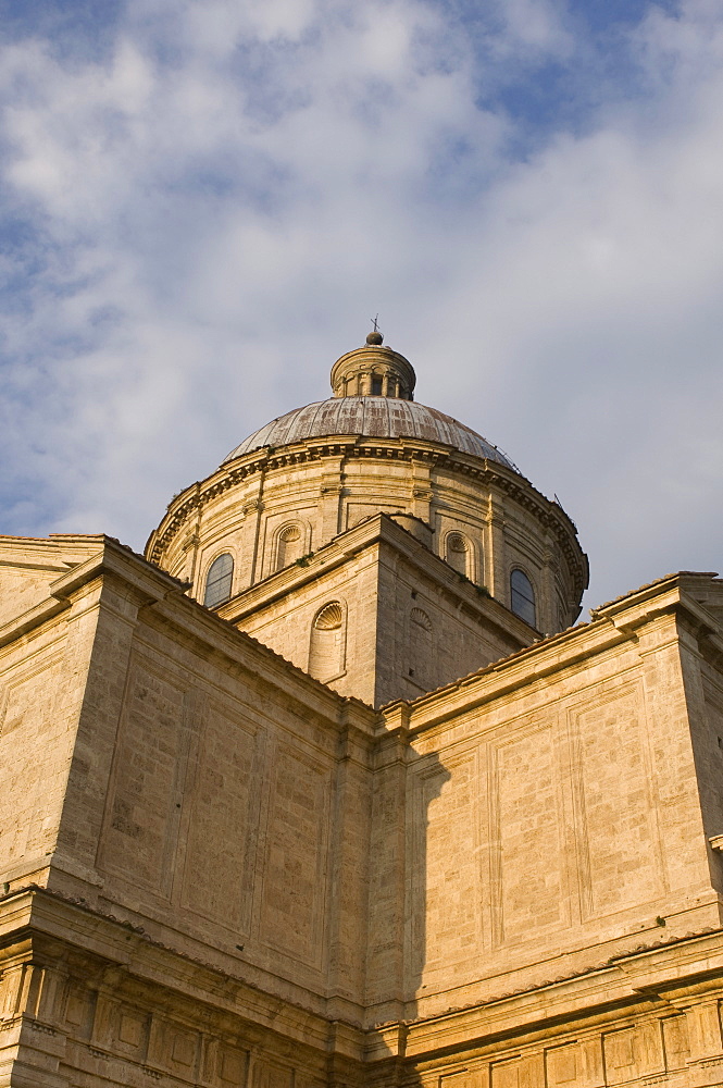 San Biagio Temple, Montepulciano, Val d'Orcia, Siena province, Tuscany, Italy, Europe