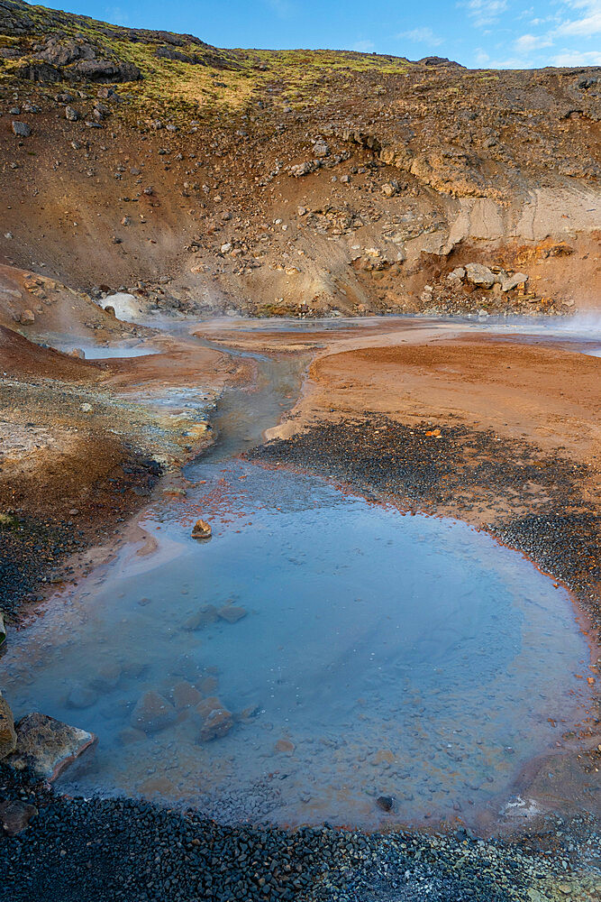 Seltun geothermal area, Krysuvik, Reykjanes peninsula, Iceland, Polar Regions