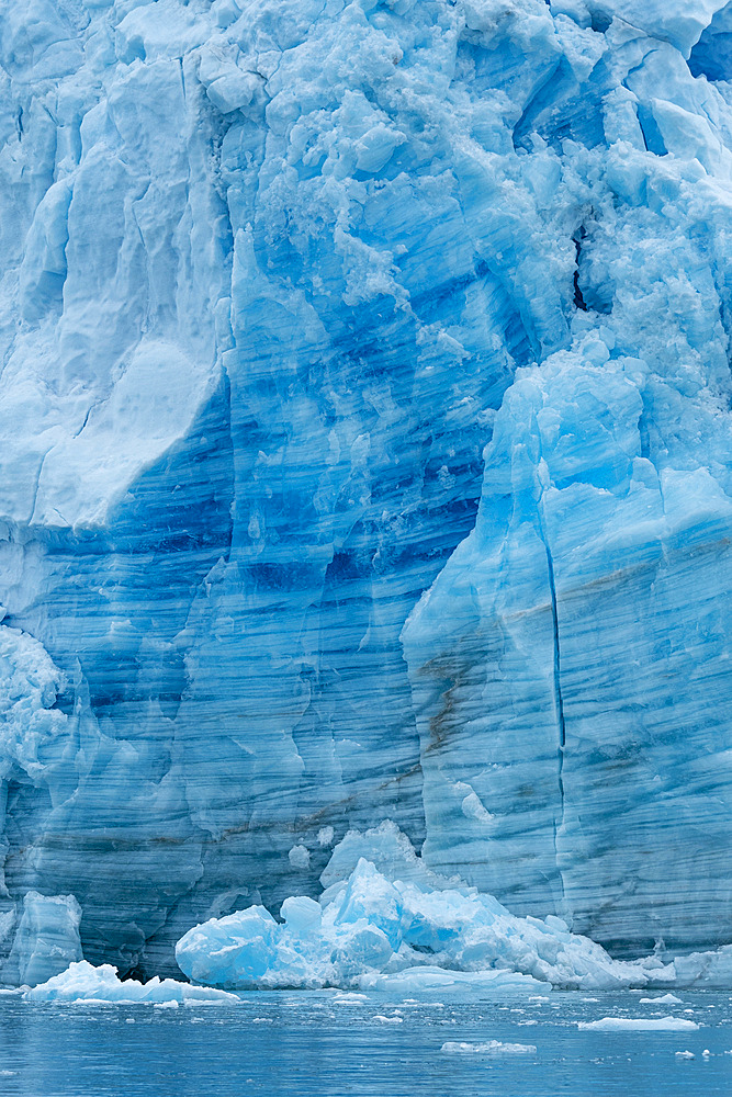 Lillyhookbreen glacier, Spitsbergen, Svalbard Islands, Norway.