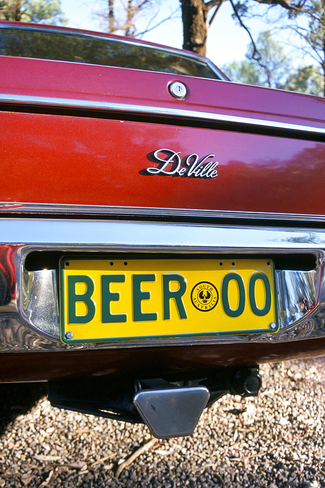 Car registration plate BEER, South Australia, Australia, Pacific