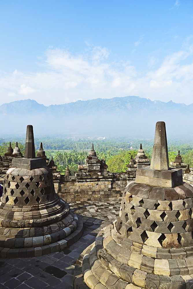 Borobodur, UNESCO World Heritage Site, Kedu Plain, Java, Indonesia, Southeast Asia, Asia