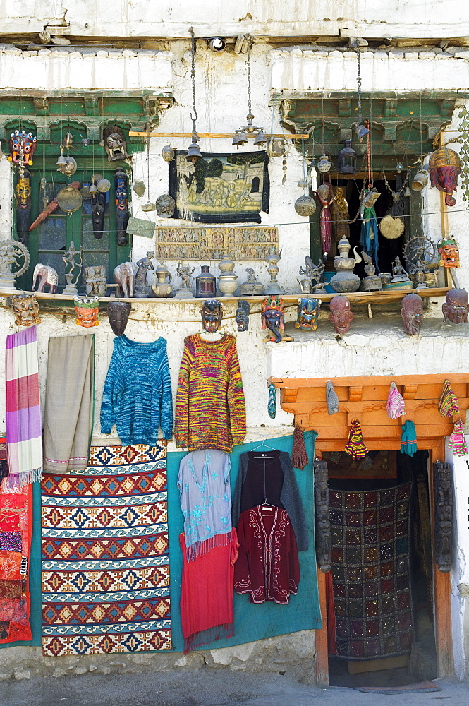 House front, Leh, Ladakh, Indian Himalayas, India, Asia