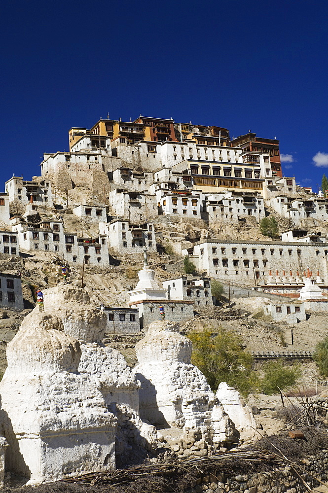 Tikse (Tiksay) gompa (monastery), Tikse (Tiksay), Ladakh, Indian Himalayas, India, Asia