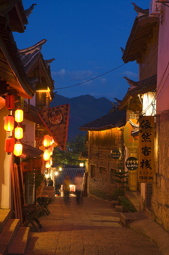 Lijiang Old Town, UNESCO World Heritage Site, Lijiang, Yunnan Province, China, Asia