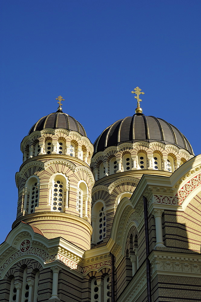 Russian Orthodox Cathedral, Riga, Latvia, Baltic States, Europe