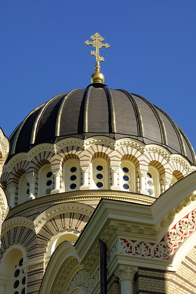 Russian Orthodox Cathedral, Riga, Latvia, Baltic States, Europe