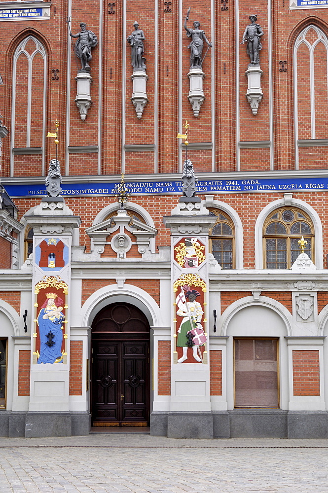 House of the Blackheads, Ratslaukums (Town Hall Square), Riga, Latvia, Baltic States, Europe