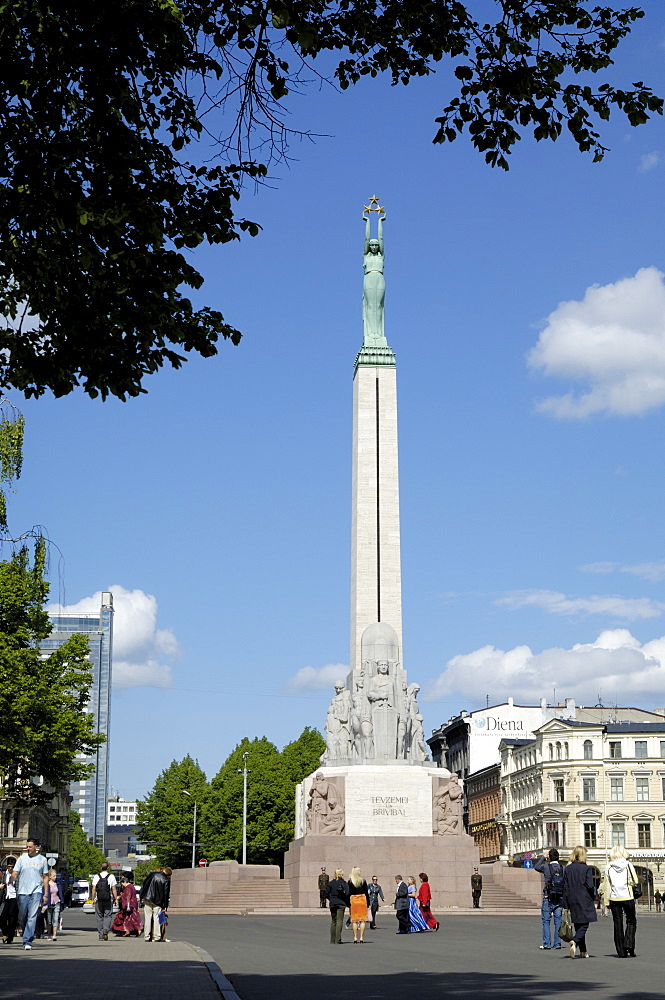 Freedom Monument, Riga, Latvia, Baltic States, Europe