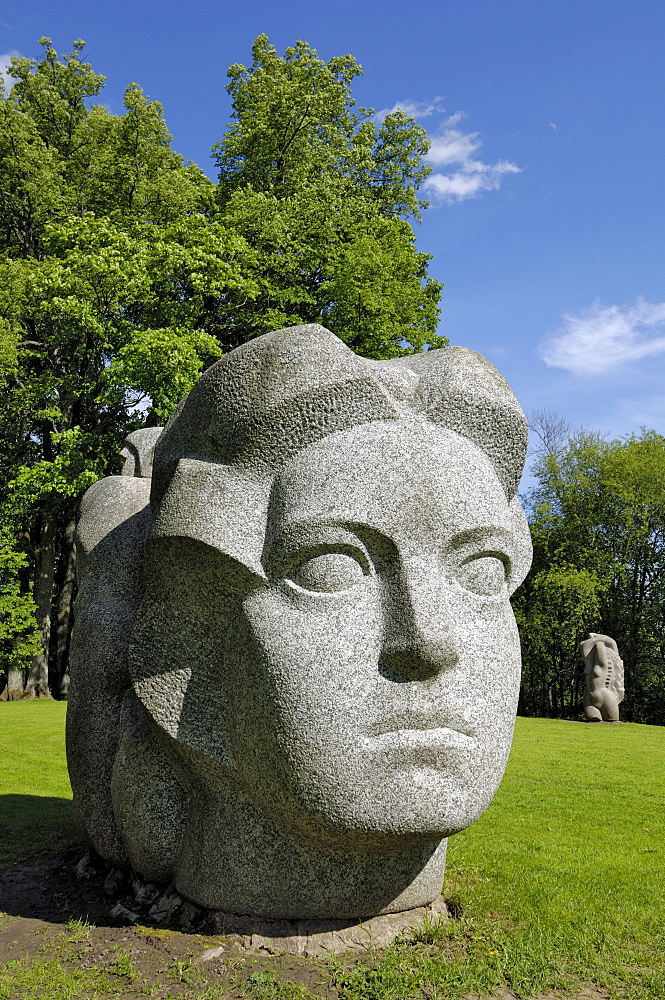 Sculpture Folklore Park, Turaida Museum Reserve, near Sigulda, Latvia, Baltic States, Europe