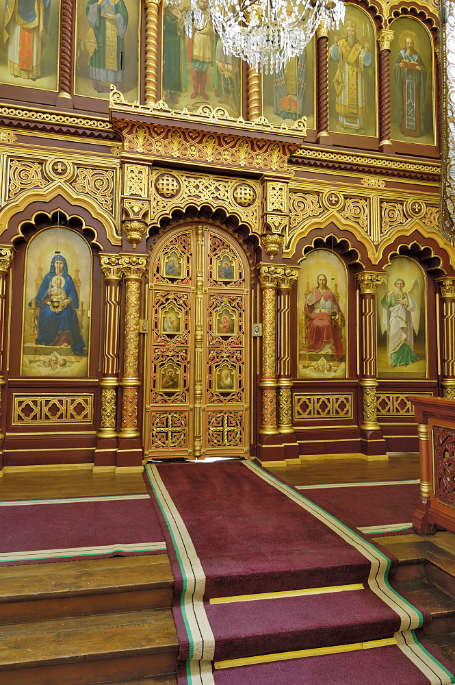 Interior of the Church of the Holy Mother of God, Vilnius, Lithuania, Baltic States, Europe