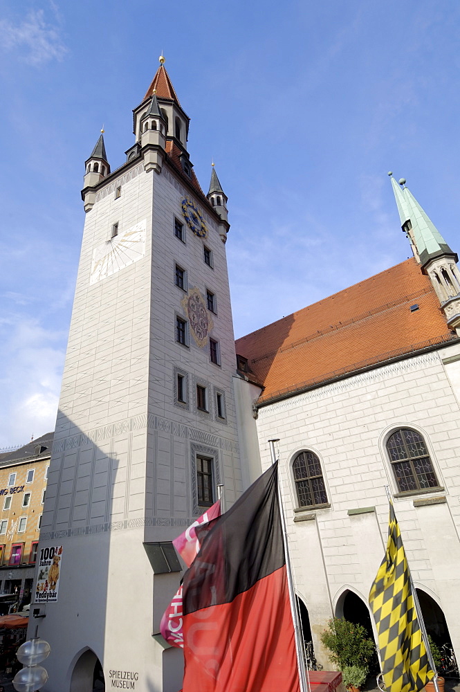 Altes Rathaus (Old Town Hall), Marienplatz, Munich (Munchen), Bavaria (Bayern), Germany, Europe