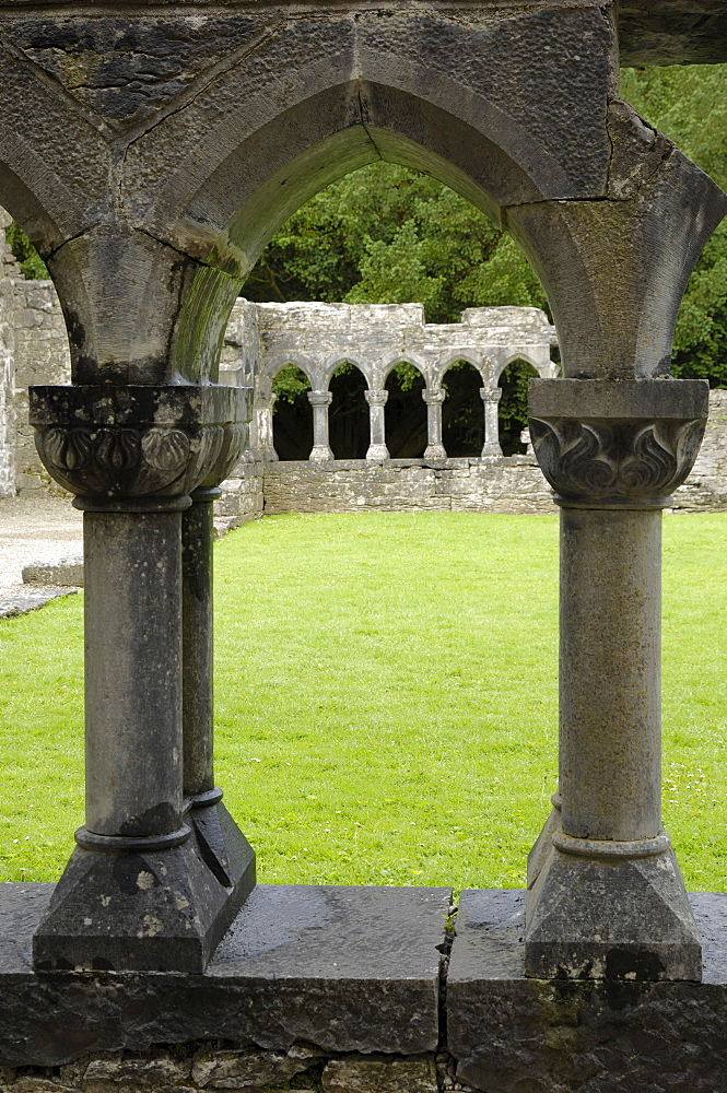 Cong Abbey, County Mayo, Connacht, Republic of Ireland, Europe