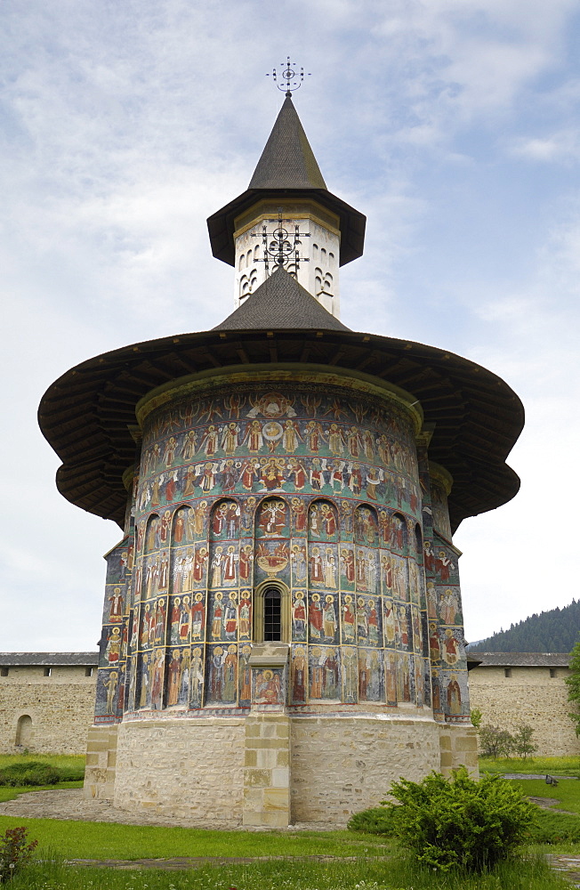 Painted monastery of Sucevita, Moldavia, Southern Bucovina, Romania, Europe