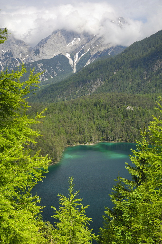 Blindsee, near Fernpass, Tyrol, Austria, Europe