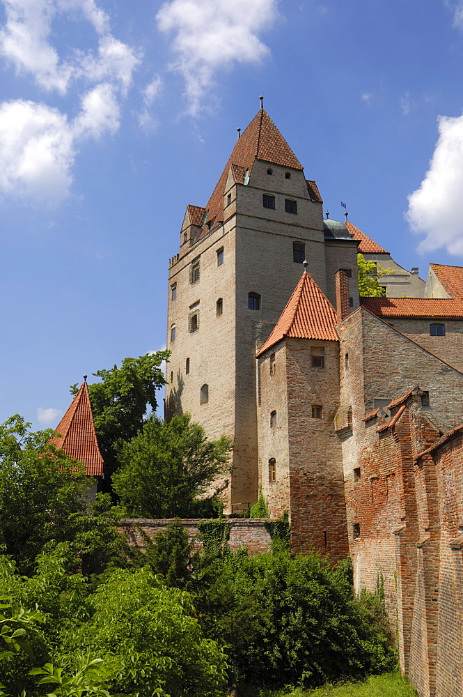 Castle Burg Trausnitz, Landshut, Bavaria, Germany, Europe