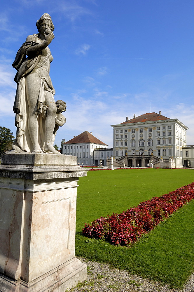 Schloss Nymphenburg, Munich (Munchen), Bavaria (Bayern), Germany, Europe