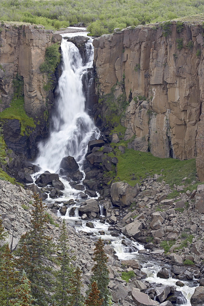 North Clear Creek Falls, Rio Grande National Forest, Colorado, United States of America, North America