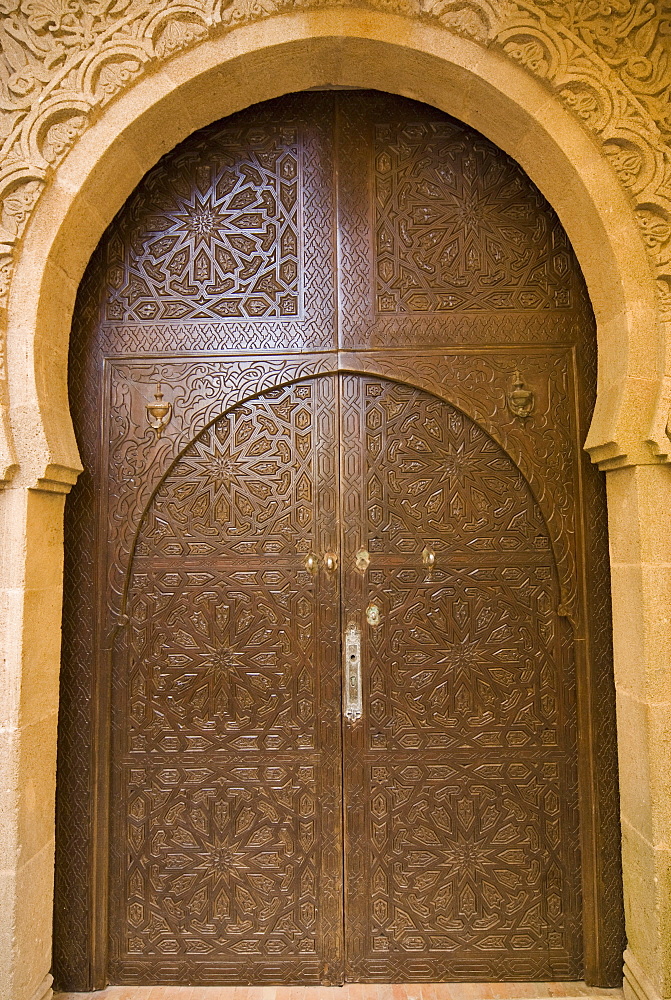 Ancient door, Old City, UNESCO World Heritage Site, Essaouira, Morocco, North Africa, Africa