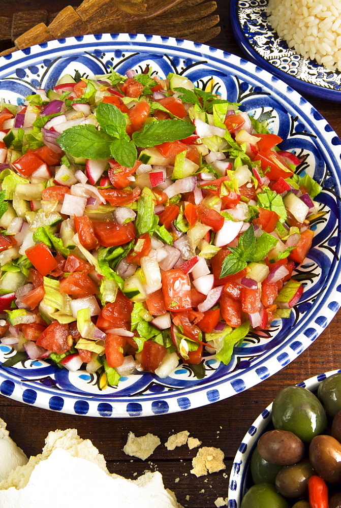 Egyptian salad, Middle Eastern food, Egypt, North Africa, Africa