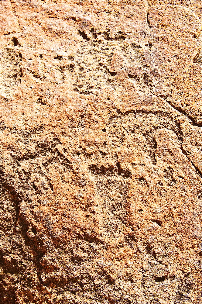 Rock engravings close to Twyfelfontein Lodge, Twyfelfontein, Damaraland, Kunene Region, Namibia, Africa