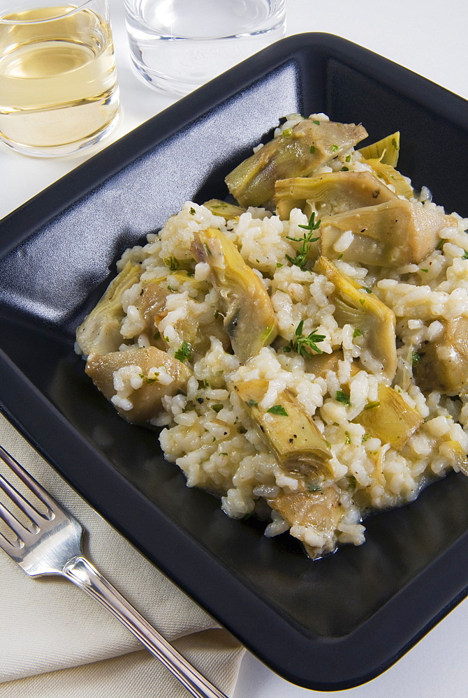 Artichokes risotto, Italy, Europe