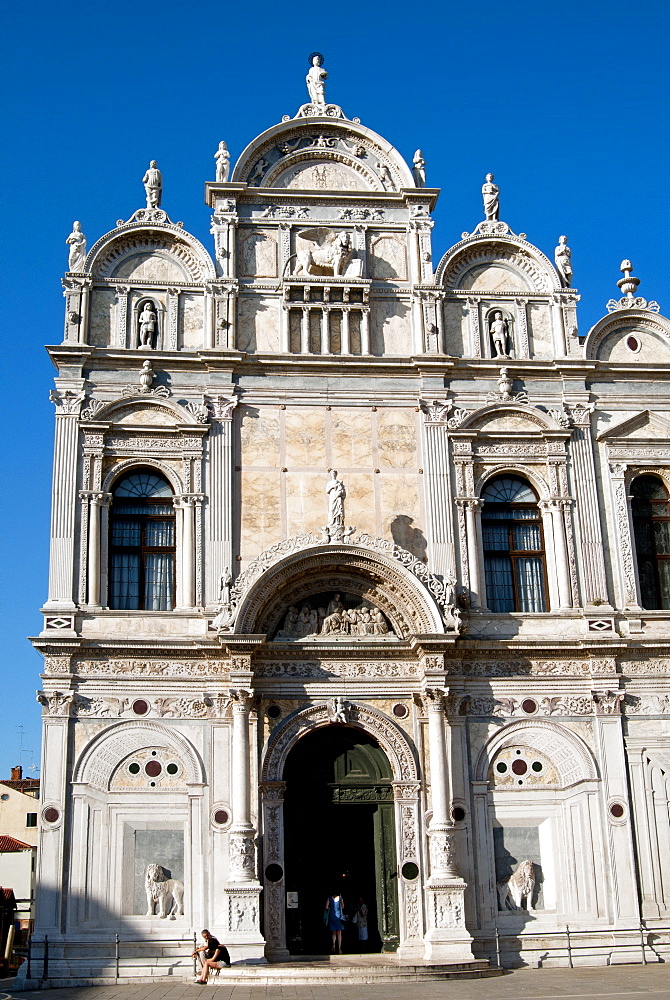 Scuola Grande di San Marco, now the Civil Hospital, Venice, UNESCO World Heritage Site, Veneto, Italy, Europe