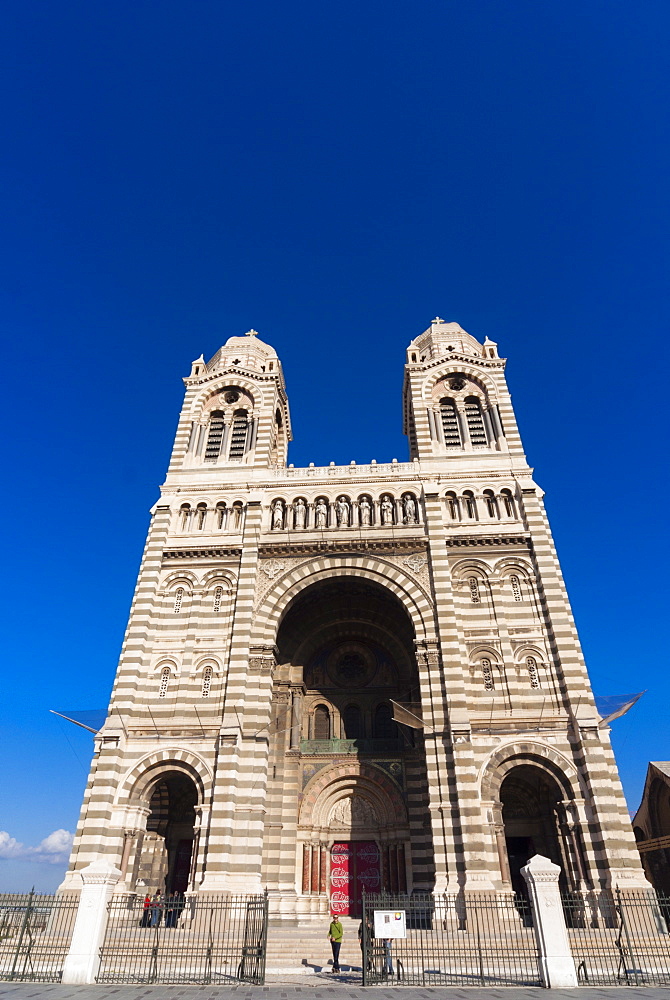 Cathedral of Marseille (Notre-Dame de la Major) (Sainte-Marie-Majeure), Marseille, Bouches du Rhone, Provence-Alpes-Cote-d'Azur, France, Europe