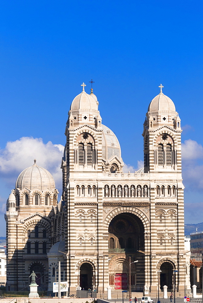 Cathedral of Marseille (Notre-Dame de la Major) (Sainte-Marie-Majeure), Marseille, Bouches du Rhone, Provence-Alpes-Cote-d'Azur, France, Europe