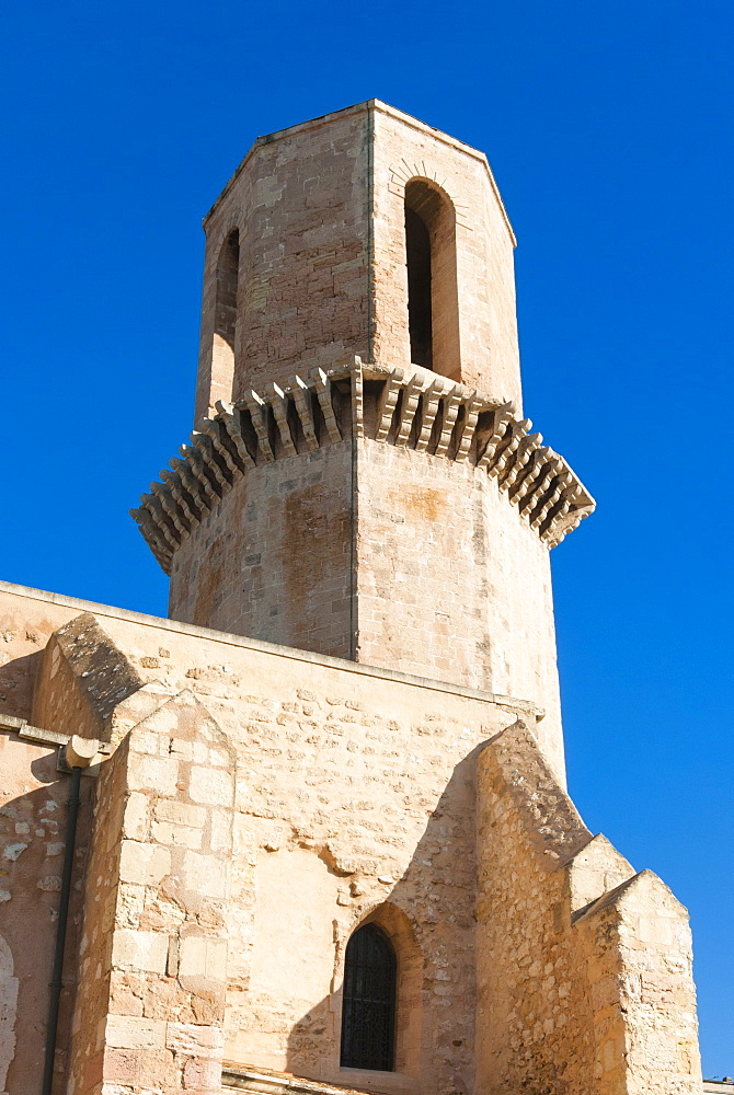 Belltower of St. Laurent Church, Marseille, Bouches du Rhone, Provence-Alpes-Cote-d'Azur, France, Europe