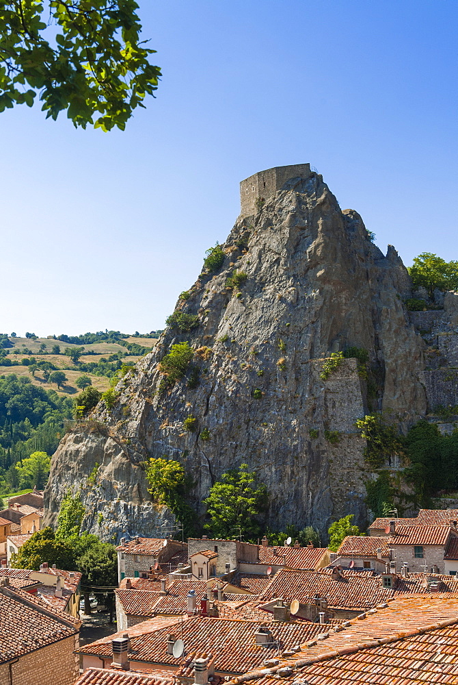 Rocca Aldobrandesca, Roccalbegna, Grosseto province, Tuscany, Italy, Europe