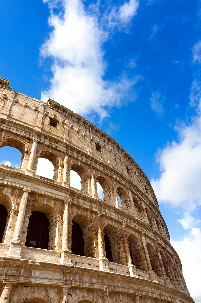 Colosseum or Flavian Amphitheatre, Rome, Unesco World Heritage Site, Latium, Italy, Europe