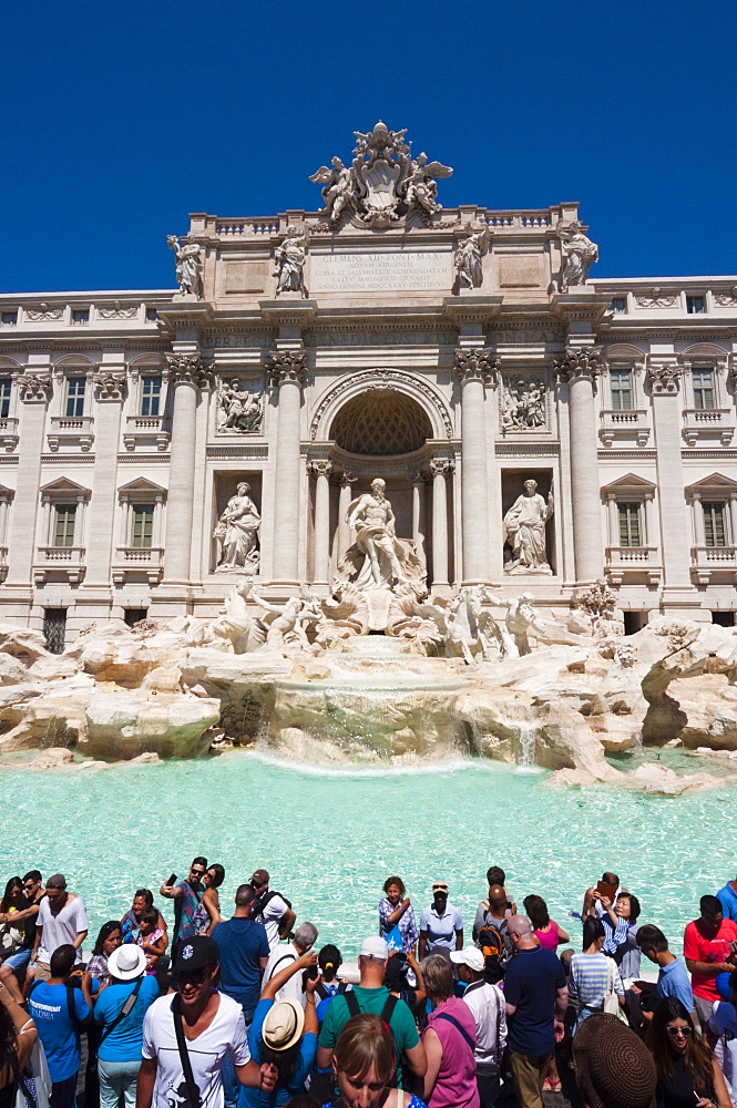 Trevi Fountain, UNESCO World Heritage Site, Rome, Lazio, Italy, Europe