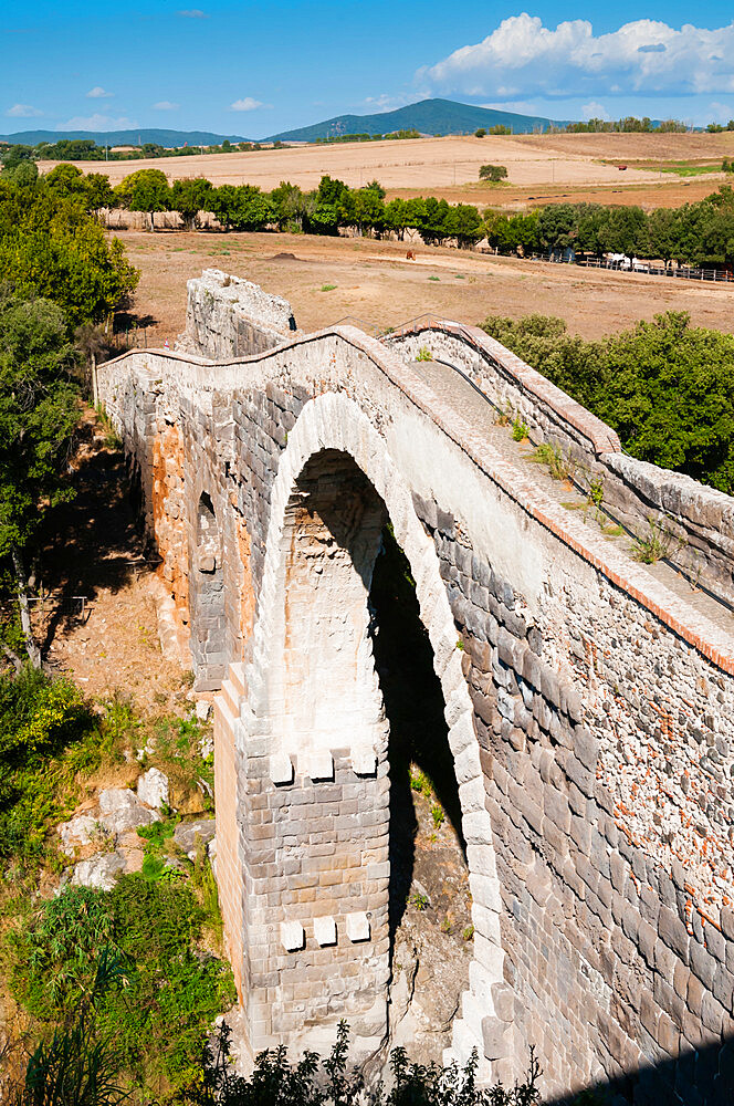 Roman Bridge of the Devil, Vulci, Province of Viterbo, Lazio, Maremma, Italy, Europe