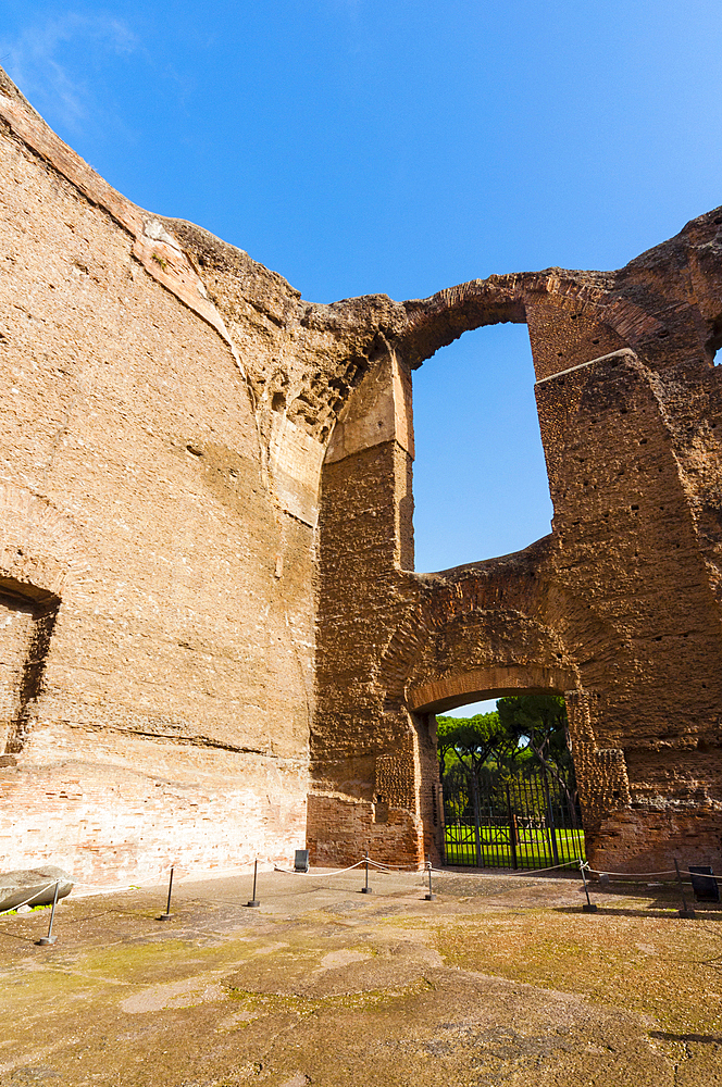 Natatio (Swimming pool), Baths of Caracalla, UNESCO World Heritage Site, Rome, Latium (Lazio), Italy, Europe