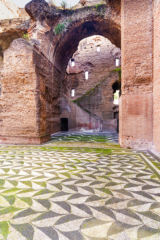 Spogliatoio (Changing room), Baths of Caracalla, UNESCO World Heritage Site, Rome, Latium (Lazio), Italy, Europe